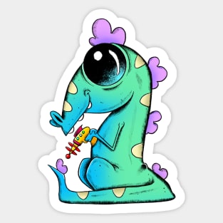 Tiny dino Sticker